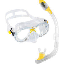 Load image into Gallery viewer, Cressi Marea Junior and Mini Dry Snorkel Set
