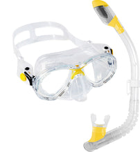 Load image into Gallery viewer, Cressi Marea Junior and Mini Dry Snorkel Set