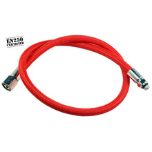 Load image into Gallery viewer, DiveFlex Low Pressure Regulator Hose braided red