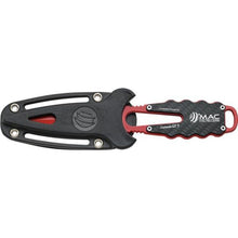 Load image into Gallery viewer, MAC Apnea9 Carbon Knife with Sheath