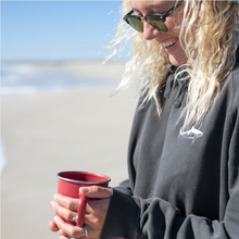 Load image into Gallery viewer, Protect What You Love Faded Black Charcoal Tiger Shark Hoodie