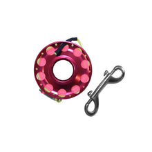 Load image into Gallery viewer, Cressi Aluminium Spool 30m ss clip red