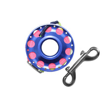 Load image into Gallery viewer, Cressi Aluminium Spool 30m ss clip blue