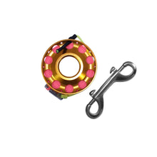 Load image into Gallery viewer, Cressi Aluminium Spool 30m ss clip gold