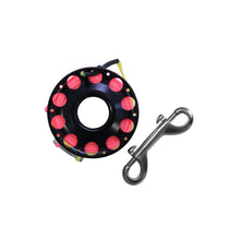 Load image into Gallery viewer, Cressi Aluminium Spool 30m ss clip black