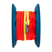 Load image into Gallery viewer, apeks lifeline spool orange line and swivel