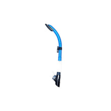 Load image into Gallery viewer, Apollo Dry Flex Snorkel Clear Blue