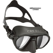 Load image into Gallery viewer, Cressi Calibro Mask Black HD Mirror Lenses