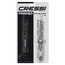 Load image into Gallery viewer, Cressi Finisher Knife with packaging