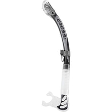 Load image into Gallery viewer, cressi alpha ultra dry snorkel clear black