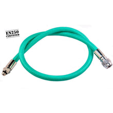 Load image into Gallery viewer, DiveFlex Inflator Hose braided aqua green