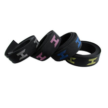 Load image into Gallery viewer, Halycon Webbing Harness no Hardware Pink Blue Yellow Grey