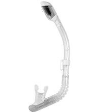Load image into Gallery viewer, Cressi minidry snorkel silver