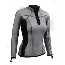Load image into Gallery viewer, Sharkskin Chillproof Long Sleeve Chest Zip Reflective female women
