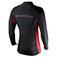 Load image into Gallery viewer, Sharkskin Chillproof Long Sleeve Front Zip back view
