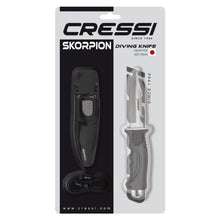 Load image into Gallery viewer, Cressi Skorpion Tempered Steel Knife
