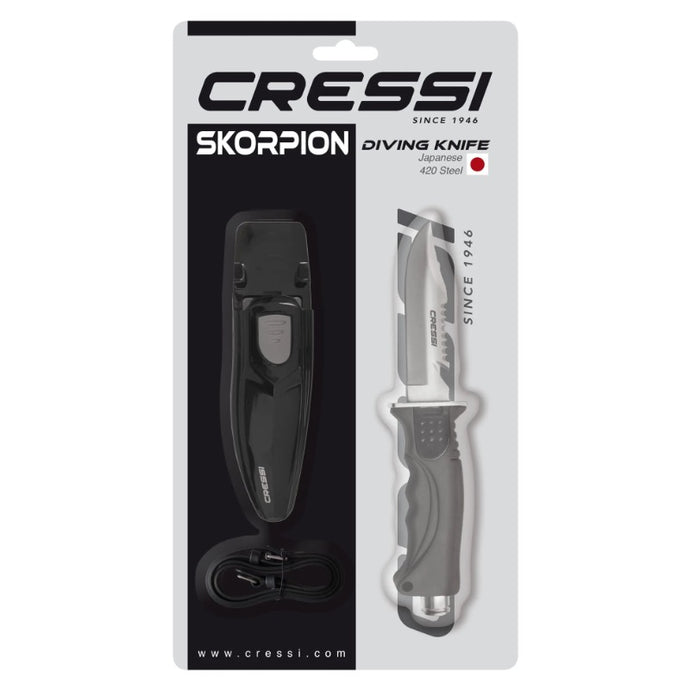 Cressi Skorpion Tempered Steel Knife