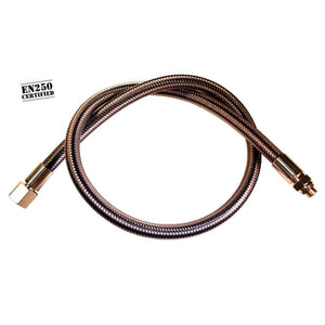 DiveFlex Low Pressure Regulator Hose braided carbon