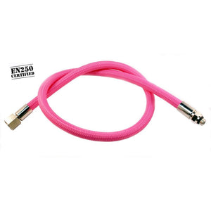 DiveFlex Low Pressure Regulator Hose braided pink