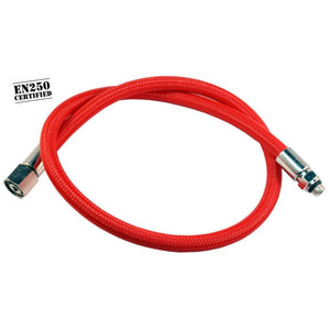 DiveFlex Low Pressure Regulator Hose braided red