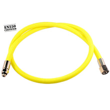 Load image into Gallery viewer, DiveFlex Low Pressure Regulator Hose braided yellow

