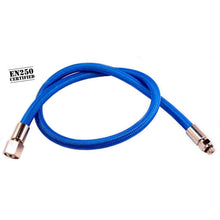 Load image into Gallery viewer, DiveFlex Low Pressure Regulator Hose braided blue
