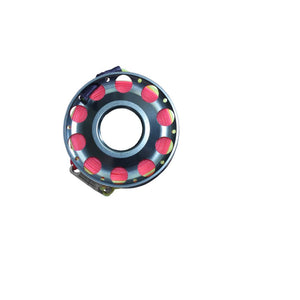 Cressi Aluminium Spool 30m ss clip green