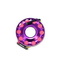 Cressi Aluminium Spool 30m ss clip purple