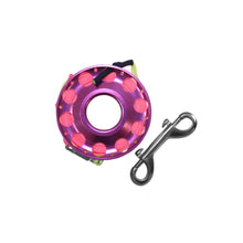 Load image into Gallery viewer, Cressi Aluminium Spool 30m ss clip pink
