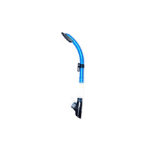Load image into Gallery viewer, Apollo Dry Flex Snorkel Clear Blue
