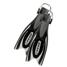 Load image into Gallery viewer, Cressi Frog Plus Fin Silver open heel
