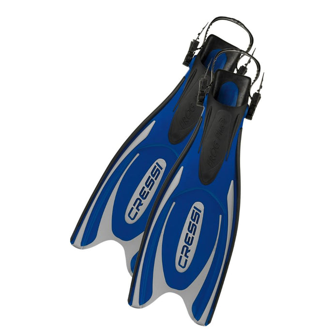 Cressi Frog Plus Fin blue open heel