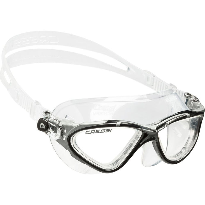 Cressi Planet Swimming Goggle Black Clear