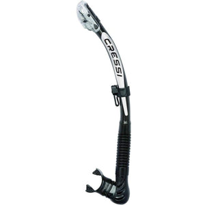 Cressi Alpha Ultra Dry Snorkel White Black