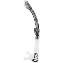 Load image into Gallery viewer, cressi alpha ultra dry snorkel clear black
