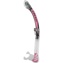 Load image into Gallery viewer, Cressi Alpha Ultra Dry Snorkel Black Pink
