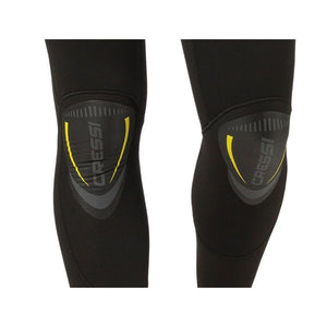 Cressi Fast Wetsuit 5mm one piece neoprene suit knee pads feature