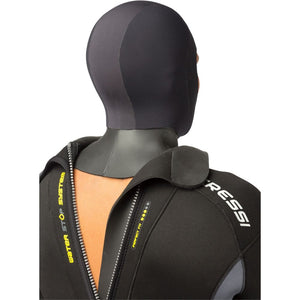 Cressi Fast Wetsuit 5mm one piece neoprene suit back zip view