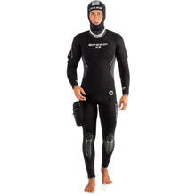 Load image into Gallery viewer, Cressi Ice Man Wetsuit 7mm semidry suit with hood and pocket iceman men
