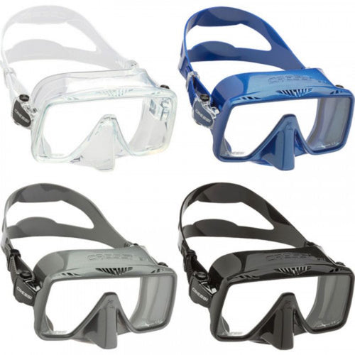 Cressi SF1 Mask Clear Blue Silver Black