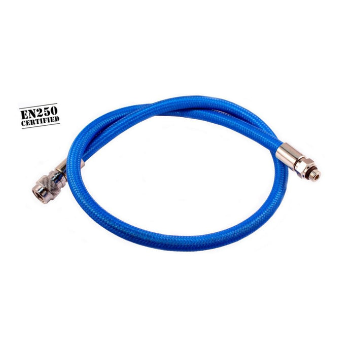 DiveFlex Inflator Hose braided blue