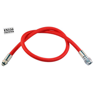 DiveFlex Inflator Hose braided red