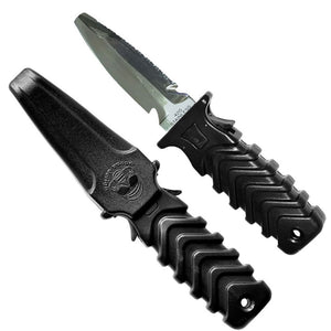 Ocean Design Predator Knife Chisel Tip Black Stainless steel