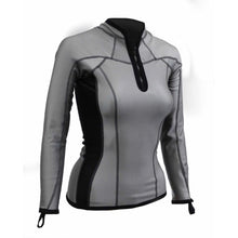 Load image into Gallery viewer, Sharkskin Chillproof Long Sleeve Chest Zip Reflective female women
