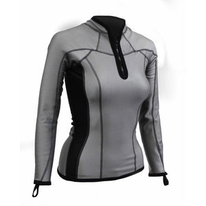 Sharkskin Chillproof Long Sleeve Chest Zip Reflective female women