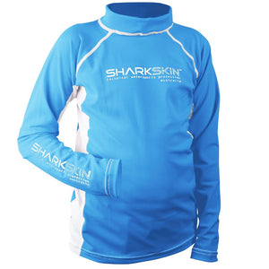 rapid dry long sleeve junior blue