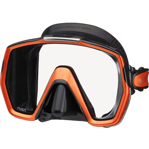 tusa freedomhd mask black electric orange